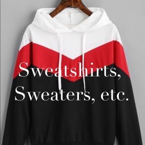 Sweatshirts, Sweaters, Cardigans etc.
